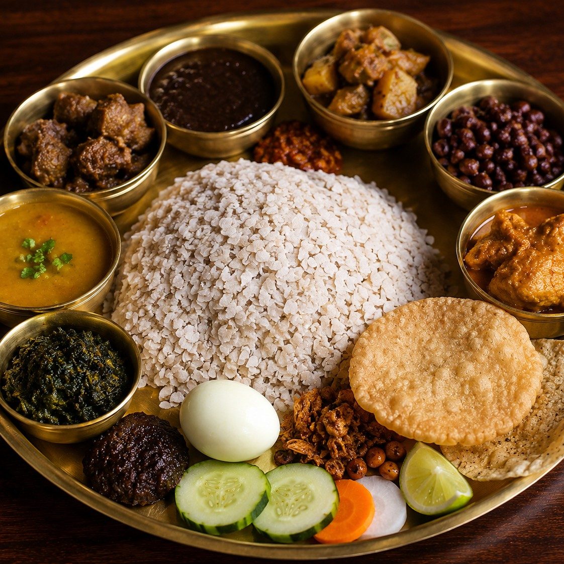 NEWARI CULTURE FOOD.