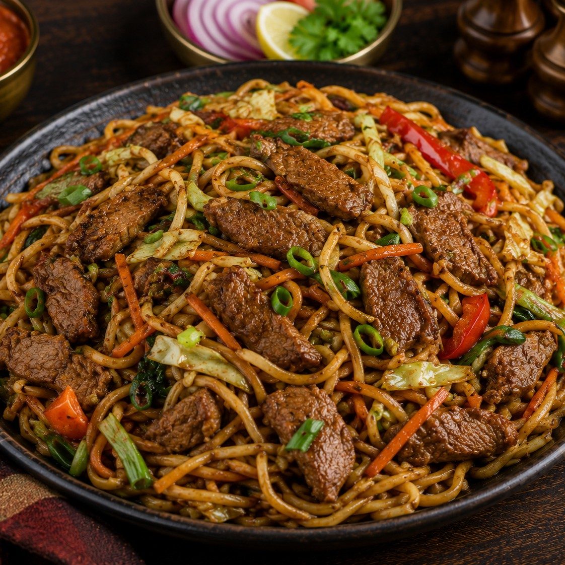 LAMB CHOWMEIN.