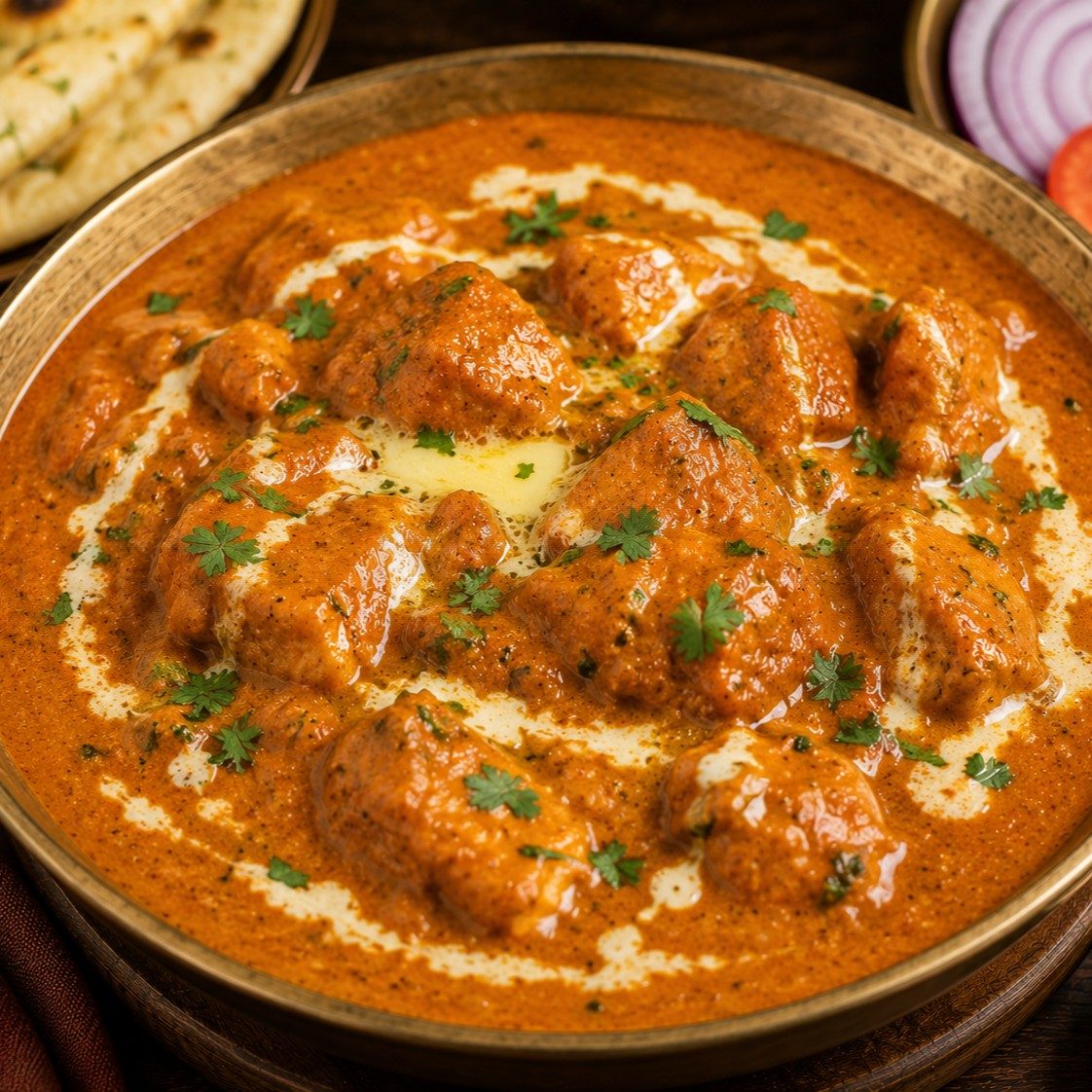 BUTTER CHICKEN.
