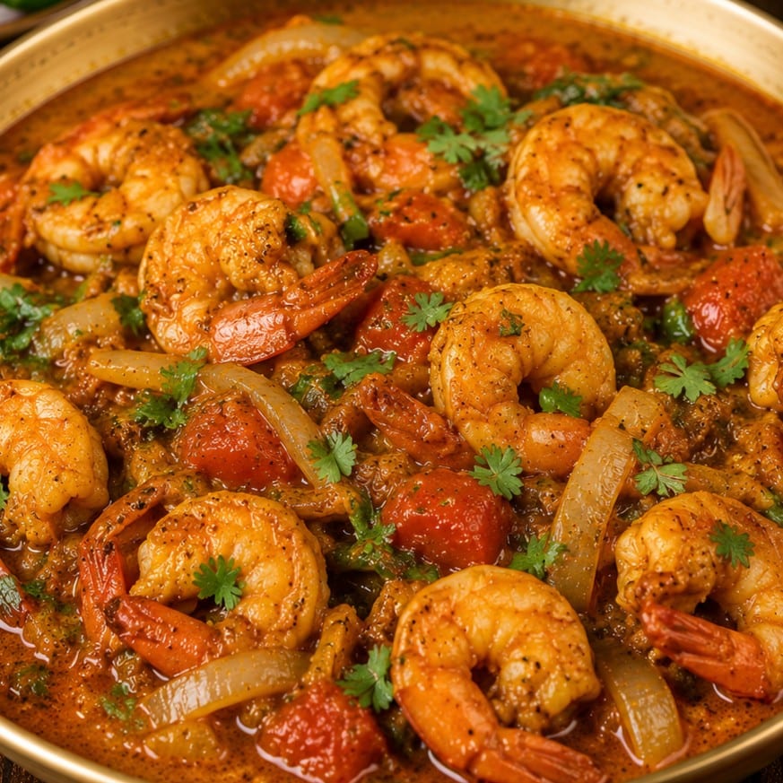 SHRIMP TARAKARI.