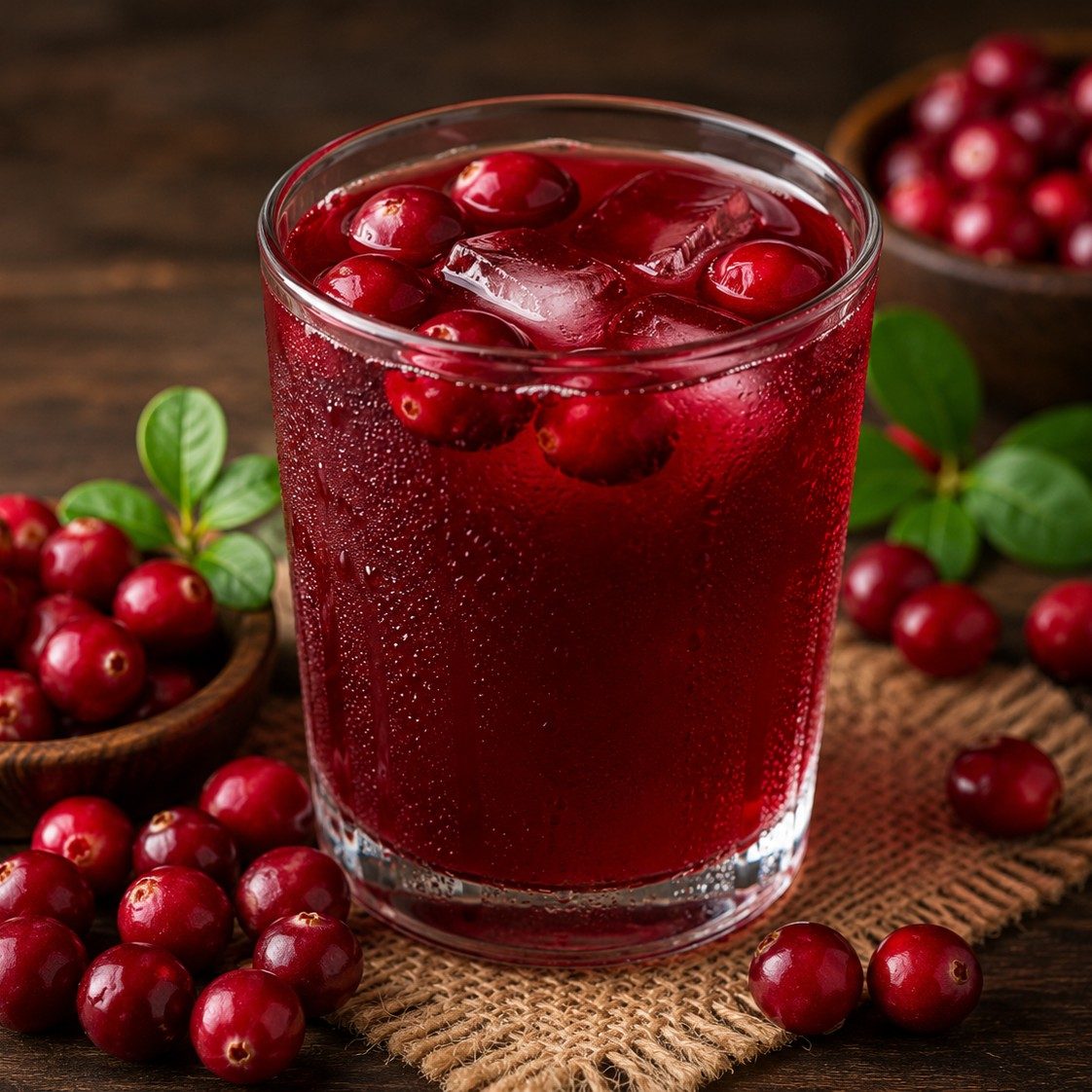 CRANBERRY JUICE.