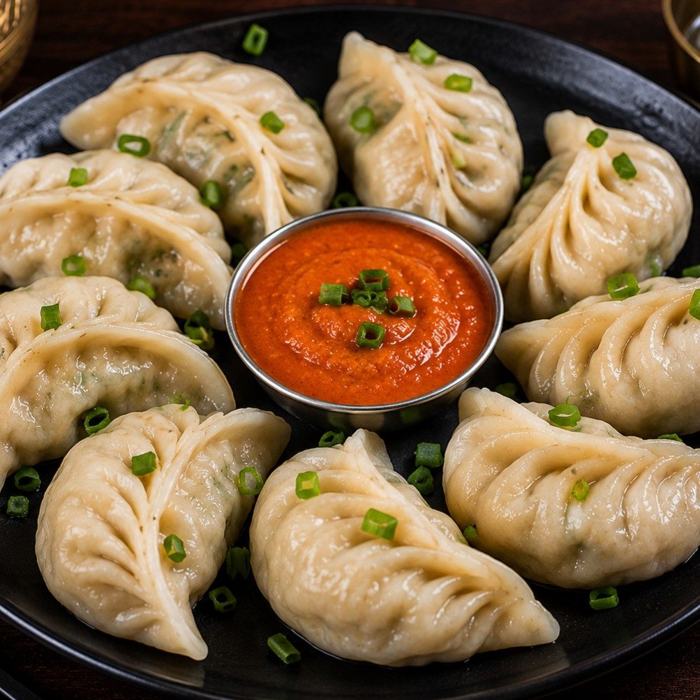 CHICKEN MOMO.