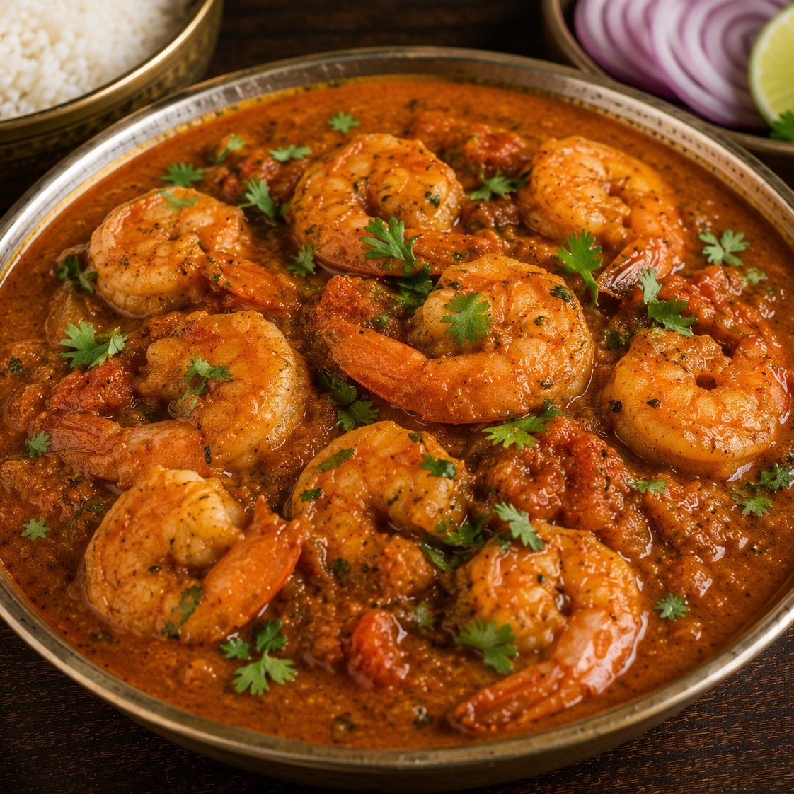 SHRIMP CURRY.