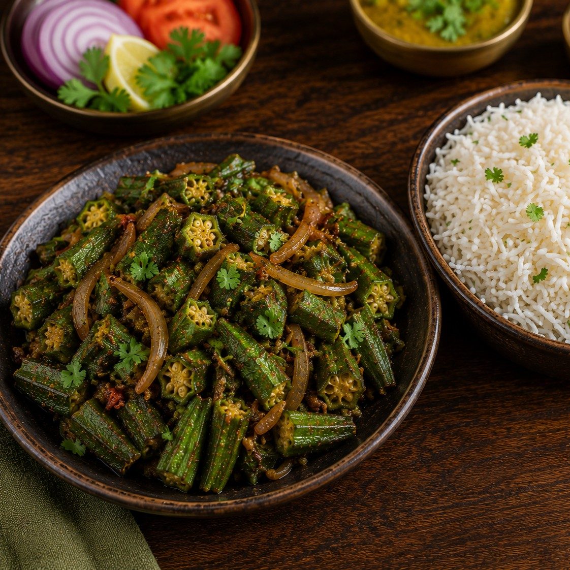 OKRA TARAKARI.