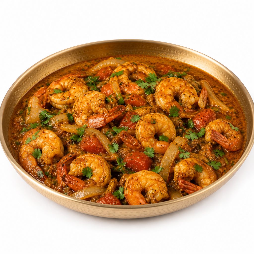 SHRIMP TARAKARI.